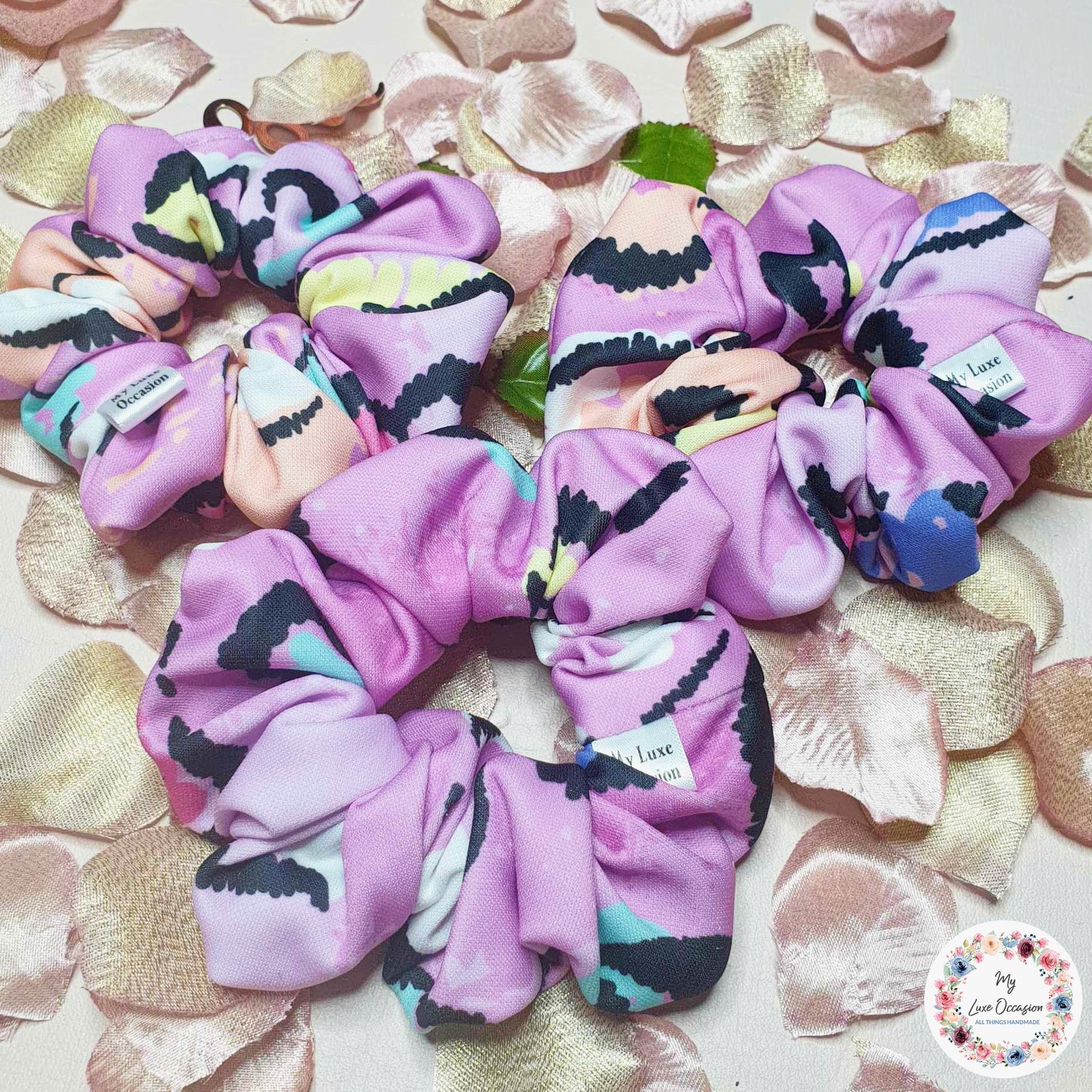 Purple Heart Scrunchie
