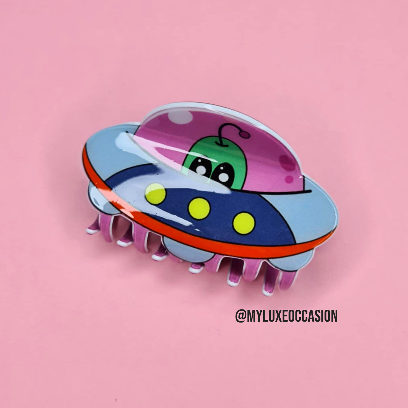 Alien Hair Claw Clips