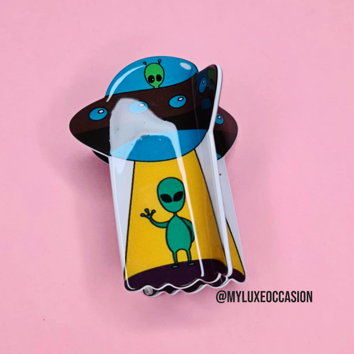 Alien Hair Claw Clips