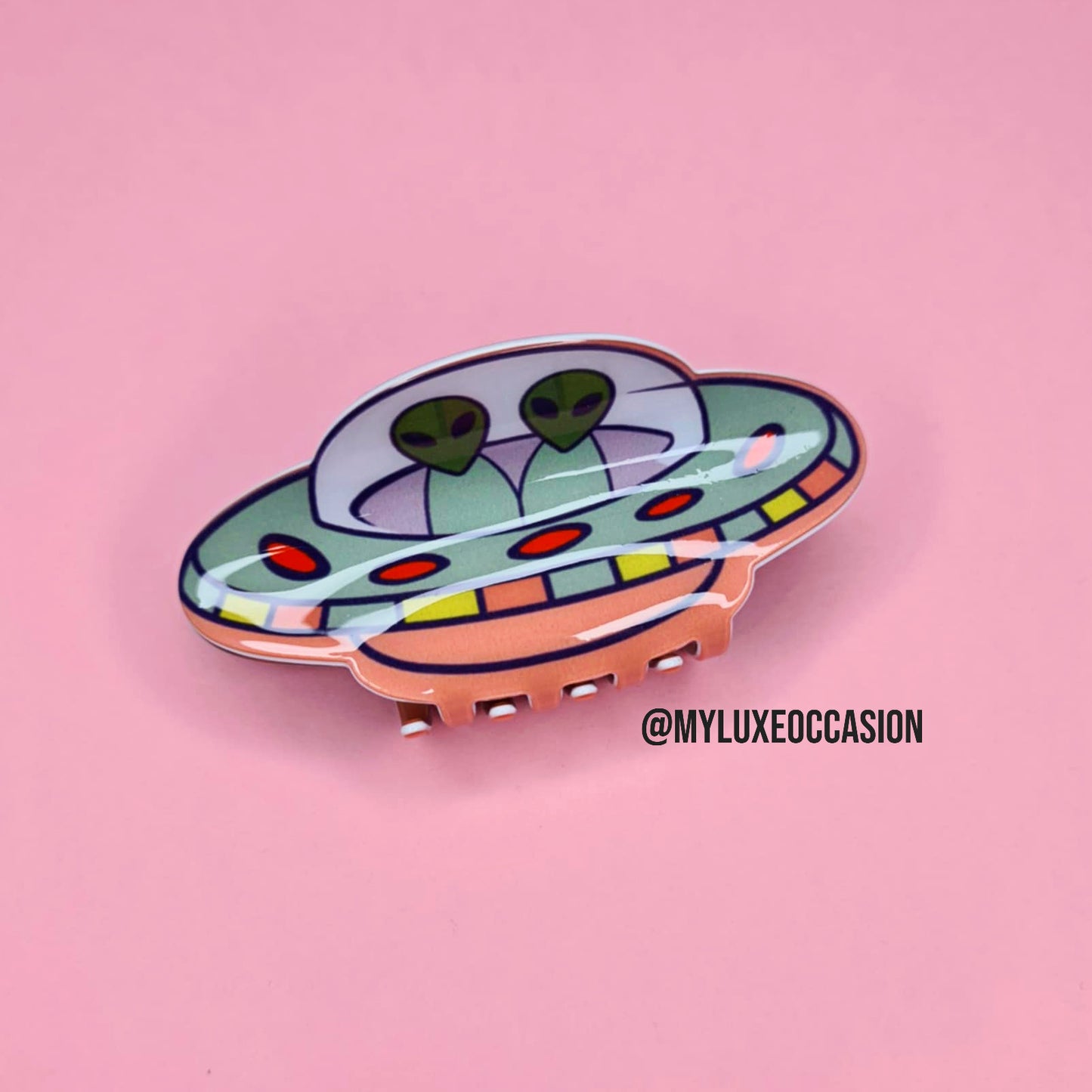 Alien Hair Claw Clips