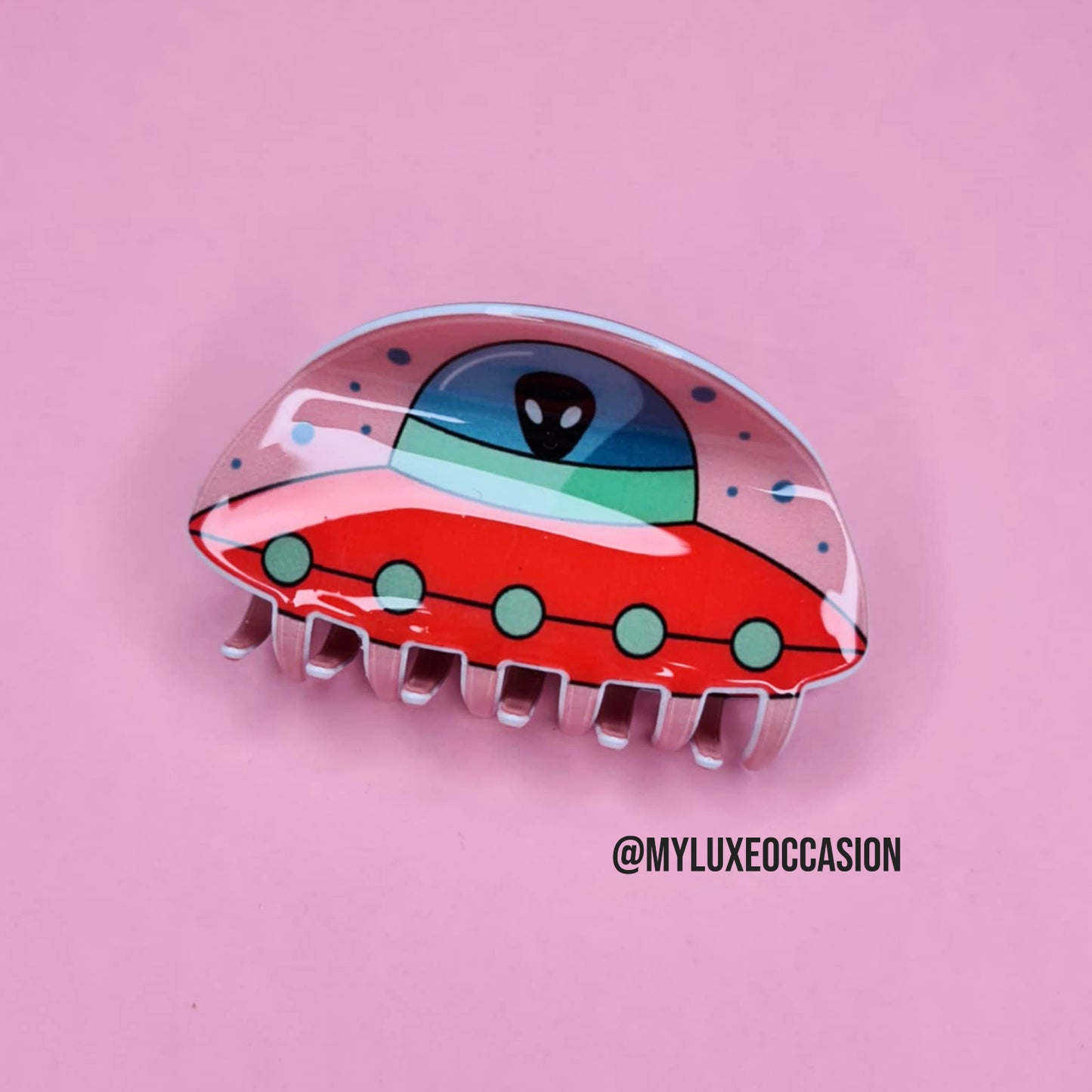 Alien Hair Claw Clips