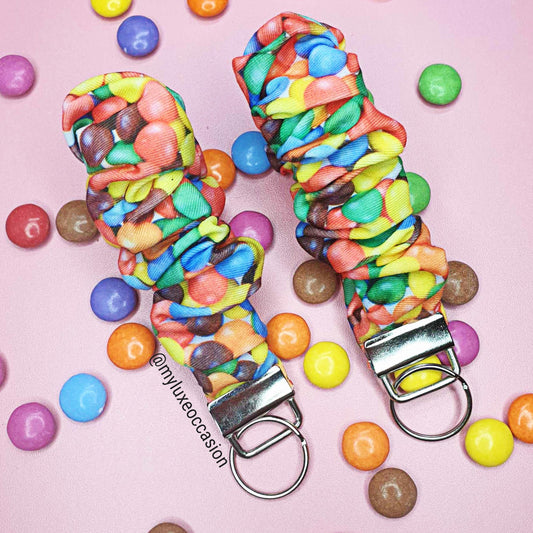 Smarties Scrunchie Wristlet - Gift for the Sweet Obsessed