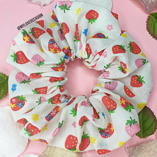 Strawberry Scrunchie