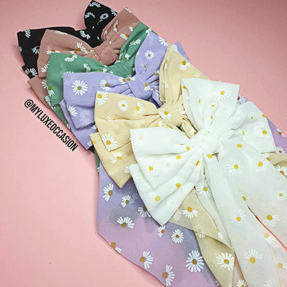 Daisy Waterfall Bows