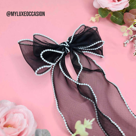 Black Pearl Edge Bow