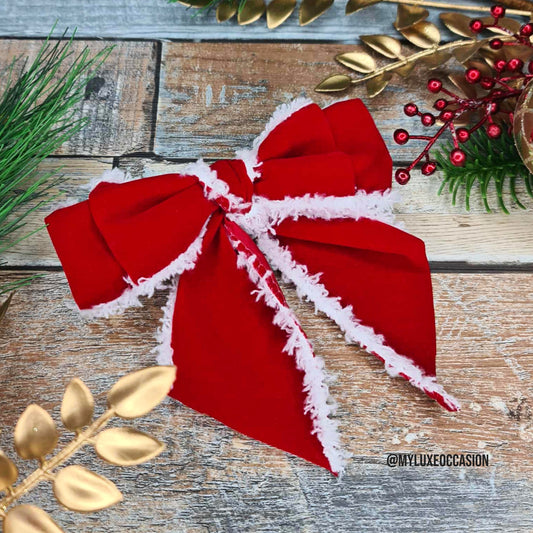 Santa Hair Bow