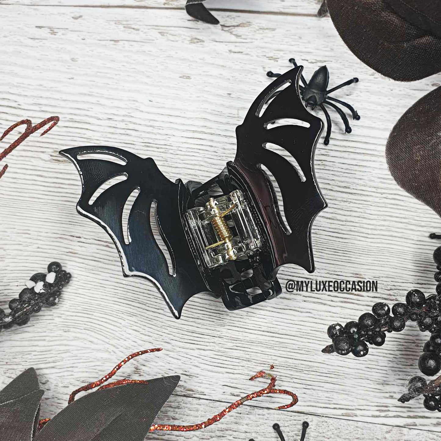 Bat Halloween Hair Claw Clip