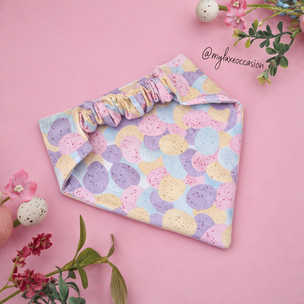 Easter Scrunchie Dog Bandana
